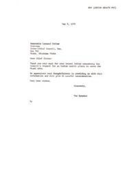 ["The letter is a response from the Indian Health Service to the Inter-Tribal Council's request for an Indian health clinic in the Miami area. The speaker expresses gratitude for the information provided and assures that it will be carefully considered."]