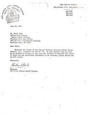 ["The document is a request for an advance payment for the Central Oklahoma American Indian Health Council proposal for FY '76 from the Indian Health Service. The sender asks for guidance on any specific procedures to follow and expresses their desire to comply."]