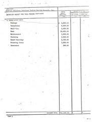 ["The Central Oklahoma American Indian Health Council is requesting a total of $34,600 in funds from the Indian Health Service for various expenses such as postage, telephones, utilities, rent, maintenance, training, board meetings, printing costs, and insurance."]