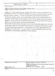 ["The Central Oklahoma American Indian Health Council, Inc. has received funding from the Indian Health Service for the development of Urban Indian Health Programs. After two years of development, they are now looking to provide limited health service programs such as pre-school and child screening. They aim to gather information to assist in further program planning and development. The organization has collected some data on the urban Indian population but lacks comprehensive health level data compared to other ethnic groups or rural Indian populations. Obtaining meaningful health level data is crucial for developing comprehensive health programs. The project director is Hickory Starr, Jr. and the applicant organization is Central Oklahoma American Indian Health Council, Inc."]
