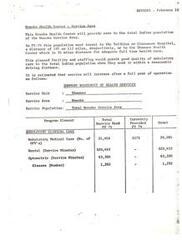 ["The Wewoka Health Center will provide care to the Indian population in the Wewoka Service Area, reducing the need for them to travel long distances for healthcare. The facility and staffing will allow for good quality ambulatory care within a reasonable driving distance. It is estimated that service will increase after a full year of operation, with various medical services being provided to the population."]