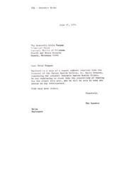 ["The Bureau of Indian Affairs sent a letter to Chief Tanyan of the Seminole Nation of Oklahoma enclosing a report from the Indian Health Service Director regarding a proposed Seminole Indian Health Clinic. They are looking into funding for the clinic and will keep Chief Tanyan updated on any developments."]