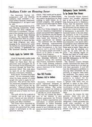 ["The Seminole Nation faces challenges with housing issues, particularly due to high delinquency rates in payments for Mutual Help Housing units. Despite efforts to address Carl Albert the issue, the Seminole Housing Authority may not receive additional units. Furthermore, a new bill provides business Carl Albert aid to American Indians, making it easier for them to get insured loans and grants for small businesses. Additionally, Seminole youths applied for summer jobs at Tinker Air Force Base, with plans to reduce delinquency rates and improve housing conditions."]