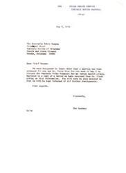 ["The document is addressed to Chief Tanyan of the Seminole Nation of Oklahoma regarding a meeting scheduled to discuss Carl Albert the Seminole Tribe Proposal for an Indian health clinic. The document expresses delight at the meeting being arranged and includes a copy of a letter from Dr. Clark providing information on the meeting. The sender assures that they will be kept informed of further developments."]