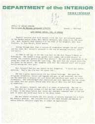 ["The last full-blooded member of the Mandan Indian Tribe, Mrs. Mattie Grinnell, passed away at the age of 108. She was a strong advocate for her Indian heritage, participated in social movements, and lived a full life despite facing challenges. Mrs. Grinnell had a large family and was known for her vitality, charm, and spirit. She believed that her longevity was due to using Indian medicine. She was also the last person to receive approval for a Civil War Widow's pension."]