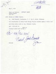 ["The Bureau of Indian Affairs has awarded a contract to Jack Durrett for the construction of the Beaty Creek Bridge Project in Delaware County. The contract amount is $191,081.15 and the award will be made on May 5th."]