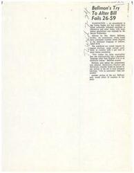 ["Senator  Henry Bellmon's amendment to exempt counties with dominant English-speaking Indian populations from bilingual elections under the Voting Rights Act was rejected by the Senate in a vote of 26-59. Bellmon argued that the act made false assumptions about the language dominance of American Indians and that without his amendment, certain counties in Oklahoma would be required to hold bilingual elections without assurance of necessity."]