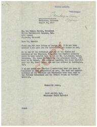 ["The document is from Lon Folsom Morris, president of Morris Development Company, Inc., to Carl Albert, M.C., regarding the history and development of the Choctaw Indians. Morris discusses the Morris Foundation, which aims to preserve the history of the Choctaw Indians through various means such as publishing a history book and producing a motion picture. Morris also seeks information on royalties related to coal properties and names of Choctaw attorneys. Additionally, Morris mentions his family's history in Atoka County and his efforts to preserve Choctaw history and culture."]
