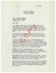 ["The author of the letter expresses regret for being misquoted in an article regarding the appointment of Belvin as Choctaw Chief. They mention that Belvin had received a letter from the recipient of the letter, indicating opposition to his appointment. The author recommends that Belvin should be appointed despite any disagreements, as he received majority votes and the salary comes from Choctaw funds. They express concern that the delay in the appointment may lead some Choctaws to vote Republican in the upcoming election."]