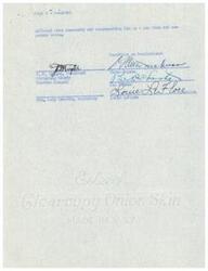 ["The document is a list of members of the Committee on Resolutions, with their names and positions mentioned. The committee is responsible for making decisions and resolutions, and they are compensated on a per diem basis. The document was typed on clear copy onion skin paper made in the USA."]