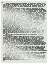 ["The writer discusses the living conditions and moral issues faced by Native Americans, particularly the Choctaws, prior to and after the U.S. government's involvement. The writer believes that the government's efforts to provide relief and rehabilitation may have hindered the independence and progress of the Native Americans. The writer also disagrees with some statements made by Angie Debo regarding the tribes' farming abilities and moral behavior. Overall, the writer emphasizes the importance of individualism, independence, and good personnel in addressing the needs of Native American communities."]