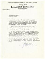 ["The letter discusses the importance of education and spiritual culture in saving a people. It also mentions addressing issues related to tribal funds and appointments. The writer urges action and suggests taking a more aggressive approach in dealing with the situation."]