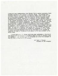 ["The Secretary of the Interior is seeking input from Choctaw Tribal members regarding the office of Principal Chief. Some members believe the position is unnecessary and all tribal funds should be distributed equally, while others support re-appointing the current Chief or continuing the office after the incumbent's term ends. A ballot has been provided for members to express their preferences, including the option to suggest a specific person for the role. All ballots must be returned by July 31, 1952, to be counted."]