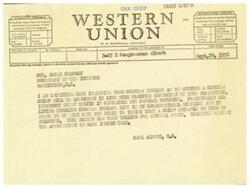 ["The document is a request to the Secretary of the Interior to appoint a Chief for the Choctaw Indians, as the current popular favorite has not been appointed despite receiving many inquiries. The message urgently requests the appointment to be made immediately."]