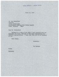 ["The document discusses the Indian Action Program, which trains Native Americans in construction trades. They are seeking additional funding for the program and have received support from Congressman Sid Yates. The program has been successful in providing training and employment opportunities for tribal members and has had a positive impact on tribal communities. They are requesting assistance in obtaining funding for the program to continue its success."]