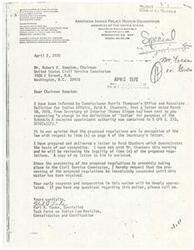 ["The document discusses a proposed change in the definition of 'Indian' for appointment authority purposes, specifically regarding descendants of members of certain tribes in Oklahoma. The document expresses concern that the proposed regulations are not supported by statutory authority and requests the suspension of processing until the issue is resolved. The document also outlines the legal analysis supporting the contention that the proposed regulations are not valid."]