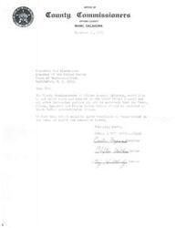 ["The County Commissioners of Ottawa County, Oklahoma, are in support of restoring the Modoc, Ottawa, Wyandotte, and Peoria Indian tribes to their non-terminated status. They believe this action would benefit the tribes in terms of health and education rights."]