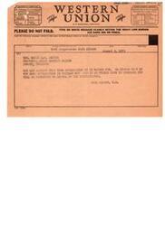 ["Carl albert writes to Harry Belvin and advises that if his  application is in Washington.  And if it is turned down in Muskogee you will be permitted to appeal to the commissioner."]
