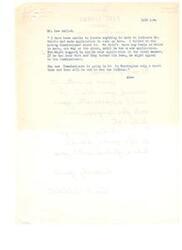 ["Mr. Lee called at 3:40 p.m. regarding an application made by Mr. Belvin. The Acting Commissioner mentioned that they cannot make a decision until Mr. Belvin officially applies. It is suggested that Mr. Belvin make the application in the usual manner and if denied, he can appeal to the Commissioner. The new Commissioner will be in Washington for a short time before visiting the Indians."]