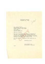 ["Mrs. Evelyn McClure wrote to Honorable  Carl Albert inquiring about the sale of the Choctaw and Chickasaw lands. Carl Albert responded, stating that the sale has not been voted upon yet and will be submitted to the Indians in the near future. He assured Mrs. McClure that she will be informed of the outcome and offered his assistance if needed."]