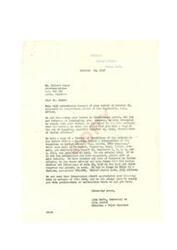 ["Mr. Gilbert Daney wrote a letter to Congressman Carl Albert requesting a copy of the Act of Congress approved on December 24, 1942, regarding \"Regulations of Indian Affairs.\" The response from the Interior Indian Affairs Tribal Government office acknowledges the request and provides a copy of a related publication from 1943. They also mention that the last Act passed by Congress on Indian Affairs was the Indian Welfare Act of June 26, 1936. The office expresses appreciation for Daney's interest and willingness to provide further information or publications."]