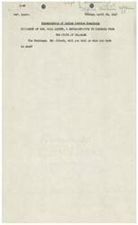 ["Honorable  Carl Albert, a representative in Congress from Oklahoma, is advocating for increased funding for the Indian Hospital at Talihina, Oklahoma. He argues that the hospital, which serves members of the Five Civilized Tribes, is vital for the health and welfare of the community. He shares letters from local organizations expressing concern about the potential downsizing of the hospital and highlights the need for emergency funding to maintain its operations at full capacity."]