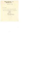 ["The document is acknowledging receipt of a request for information regarding obtaining a nominating convention for the principal chief of the Choctaw nation. It mentions that the current chief, William A. Durant, was appointed for a two-year term and the Indian Office is working on a plan for the enrolled members to express their choice for the chief. The document is signed by W. G. Stigler, M. C. and a copy is also sent to Honorable  Carl Albert, M. C."]