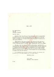 ["The document from Carl Albert to Mr. Bentley Beams discusses a recent transaction between the Department of Interior and tribal officials regarding the sale of coal and asphalt lands. An agreement was reached for the Department of Interior to pay $8,500,000 for the lands, which will be presented to enrolled Indians for approval. If approved, the proceeds will be distributed to tribal members on a per capita basis. Mr. Beams also writes to Carl Albert asking for more information on the matter to inform the older tribal members who are depending on him for updates."]