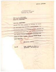 ["The document is a response from Congressman Carl Albert to a letter from W. E. McIntosh, stating that he is willing to help procure an appropriation bill for any claim approved by the Indian Claims Commission favoring any tribe in Oklahoma."]