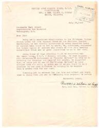 ["The Boggans, newly appointed missionaries to the Chickasaw Indian Nation, are seeking help in acquiring a Choctaw language dictionary or similar book to aid in their work. They have contacted the Indian Agency of Ardmore and are asking Honorable Carl Albert for assistance in obtaining the needed resources."]
