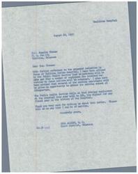 ["Mrs. Juanita Thomas wrote to Congressman Carl Albert expressing concern about the proposed reduction in force at Talihina Indian hospital. Congressman Albert responded, stating that adjustments would be made and some employees would be retained, with nursing assistants given the opportunity to attend nursing school in Albuquerque. He also mentioned that the average employment at the hospital that year would be the highest in its history. Congressman Albert offered his assistance and thanked Mrs. Thomas for bringing the matter to his attention."]