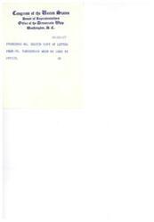 ["The document is a series of letters regarding the discontinuation of the nightwatchman position at the Talihina Medical Center. Congressman Carl Albert and Principal Chief Harry J. W. Belvin are concerned about the potential risks to patients and employees without a nightwatchman. They are working together to try and restore the position and ensure adequate protection at the medical center. Congressman Albert is seeking information and support from the Public Health Service as well."]