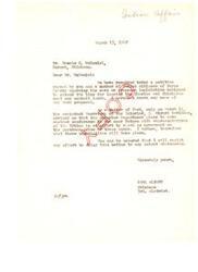["The document is in response to a petition opposing proposed legislation to extend the time for leasing Choctaw and Chickasaw coal and asphalt lands. The Interior Department plans to have a conference to negotiate the purchase price of these lands, and the writer assures the recipient that they will resist any efforts to delay the matter."]