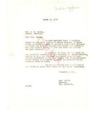 ["The document is in response to a petition opposing proposed legislation to extend the time for leasing Choctaw and Chickasaw coal and asphalt lands. The representative assures the recipient that he will resist any effort to delay the matter and that the Interior Department plans to have a conference soon to reach an agreement on the purchase price of the lands."]
