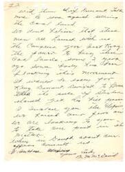 ["The document discusses a man named Decrout who is against selling coal land, and a group of men who do not believe that Congress should buy the coal lands. They express concern about the potential loss if the movement is stifled, and ask for support in the matter. They also mention consulting them for any doubts or concerns."]
