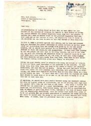 ["The document is a protest against the removal of Indian schools and hospitals from Indian communities in Oklahoma. The authors, who are missionaries with Indian heritage, argue that taking away these institutions would be a grave injustice, particularly for the children and sick individuals who rely on them. They emphasize the importance of providing education and support for orphaned and needy children, as well as the need for more social workers to address Carl Albert the increasing social and economic challenges facing Indian tribes in Oklahoma. They believe that removing these institutions would leave vulnerable individuals without the care and protection they need."]