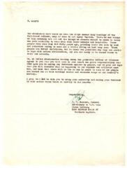 ["The document is a plea from Indian missionaries working among primitive Indians in Oklahoma. They describe the people as living in a traditional way, struggling to make a living, and being devout Christians. The missionaries express concerns about the potential loss of schools and hospitals for the community, and ask for consideration of the impact on orphans and afflicted individuals. They urge those in authority to take their responsibility seriously and make decisions that will benefit the community."]