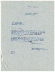 ["The Bureau of Indian Affairs in Washington, D.C. informed Honorable  Carl Albert that federal funds cannot be used to establish a Choctaw Museum in the Old Tribal Council House. They mention that there are other museums that the Bureau has participated in, but they do not involve Indian tribes. The Bureau suggests that the Choctaw tribe should seek financial contributions from individuals or private institutions to establish the museum. They also mention that the same applies to the Chickasaws and their Council House in Tishomingo."]