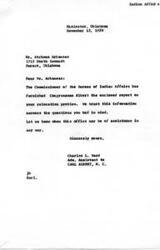 ["Mr. Atchman Arkansas wrote to Congressman Carl Albert regarding financial assistance given to Mrs. Lucy Tubbee Peters for relocation from Durant, Oklahoma to Denver, Colorado. The Bureau of Indian Affairs provided information stating that Mrs. Peters and her family voluntarily agreed to pay their own expenses and were issued Treasury checks totaling $175. The Farve family, who relocated successfully, are now financially and socially stable in Denver. The document emphasizes the importance of counseling and support provided by relocation services in successful relocation. Atchman Arkansas had concerns about the handling of financial assistance, and requested clarification on the process. Congressman Albert's office is looking into the matter and will provide updates."]