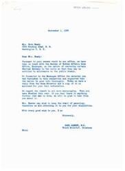 ["Mrs. Ocie Heady visited the Indian Affairs office in Washington, D.C. to inquire about restoring certain Choctaw Indians to the rolls for allotments on public land. The office contacted the Muskogee Area Office, who provided historical background on the issue and stated that there was no current authority to add names to the rolls. Mrs. Heady's information was forwarded for further review, and the office expressed regret that they could not provide more encouraging news. Additional documents and genealogical charts were also included in the correspondence."]