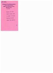 ["A report from Carl Albert, Majority Leader of the House of Representatives, was sent to individuals who had written about a certain matter. The report was dated October 8, 1964."]