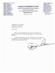 ["Various members of the House of Representatives, including Wright Patman, Clarence E. Kilburn, and Albert Rains, are discussing proposed changes to the Housing Act of 1937 to allow Indian tribes in Oklahoma to participate in the low-rent housing program. The Governor of the Chickasaw Nation has recommended amendments to the act to eliminate discrimination against Oklahoma Indian Tribes. President Lyndon Johnson has also proposed expanding housing aid for low-income families as part of a campaign against poverty. The Task Force on Indian Affairs has recommended allowing Indian tribes to establish housing agencies and participate in the program. The current limitations on participation by Indian tribes in Oklahoma are seen as frustrating and unfair."]