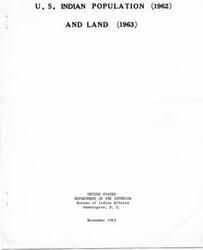 ["The publication from the United States Department of the Interior Bureau of Indian Affairs provides data on the Indian population and land in the United States as of June 30, 1962. It includes estimates of the population within and adjacent to each land unit, the principal tribe of residents, and the acreage of land in each unit. The 1960 Decennial Census was noted for its accuracy in counting Indians, and the total number of Indians in the United States was reported as 509,147. The Bureau obtains its population data from agency records, local enumerations, special surveys, and superintendent estimates. The publication aims to prevent misunderstanding by providing consistent and reliable data for public statements and information requests."]