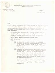 ["The document addresses lapses in communication regarding eligibility for health services for Native Americans. It clarifies that services are available to those of Indian descent and their non-Indian spouses, regardless of residency. Blood quantum is a factor for members of the Five Civilized Tribes. Income is no longer used to establish priority for services, and emergencies will always be prioritized. Only the Service Unit Director or their designee can deny services, and appeals can be made to the Indian Health Area Director. The document urges cooperation in spreading this information and offers support for further discussion on the topic."]