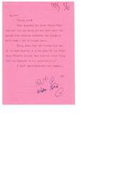 ["Sula Goodman suggests writing a letter to George Nigh to express pride in his stance against Governor Bartlett, and believes it could benefit the recipient. She also mentions that Judge Welch's actions have negatively impacted the recipient politically."]