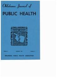 ["The Oklahoma Journal of Public Health, established in 1939, is a publication by the Oklahoma Public Health Association. The January 1961 issue includes articles on Indian health, progress in nursing among Indians in Oklahoma, and efforts to eradicate tuberculosis among Indians. The publication also lists the association's officers and provides information on the upcoming annual meeting in Tulsa. The journal covers various topics related to public health and highlights the work being done in Oklahoma to improve the health status of American Indians."]