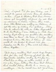 ["The author spent more money than intended and had a confusing conversation with someone about Indian affairs. They also discuss a retirement party, political matters, and their work in Indian Health. They express hope for collaboration and mention sending a column on Johnson for comment. The author expresses thanks for interest and encouragement."]