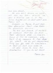 ["The document is from a person and their wife who are concerned about a relative in an Indian hospital and do not want them kicked out. They are also requesting help from Washington regarding a man named John Spann for an executive officer position, as they have heard another man might be chosen instead. They are asking for help to get the man they want in the position and will be disappointed if they do not receive help."]