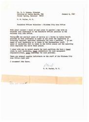 ["Dr. Rabeau expresses concern about the appointment of someone without Oklahoma Area experience to the Executive Officer position in the Oklahoma City Area Office. He emphasizes the importance of selecting leaders with local knowledge and credentials, and recommends John Spaan for the position."]