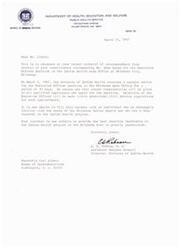 ["The document is a response to a recommendation for Mr. John Spaan for the Executive Officer position in the Indian Health Area Office at Oklahoma City. The Division of Indian Health reissued a vacancy notice and assures proper consideration will be given to all qualified applicants. The goal is to fill the position with someone familiar with the needs of the Oklahoma Indian people and with a deep interest in the Indian health program. The document expresses appreciation for the interest in providing the best leadership for the Indian health program in the Oklahoma Area."]